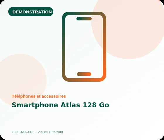 [Démo] Smartphone Atlas 128 Go