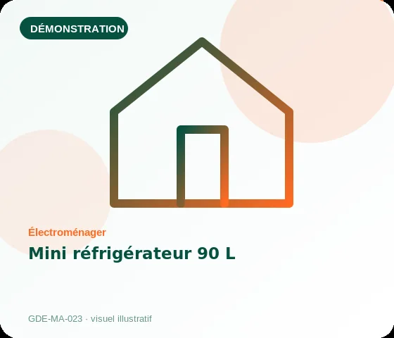 [Démo] Mini réfrigérateur 90 L