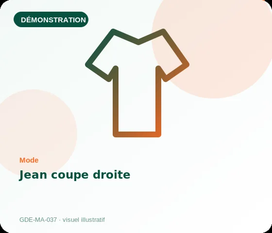 [Démo] Jean coupe droite