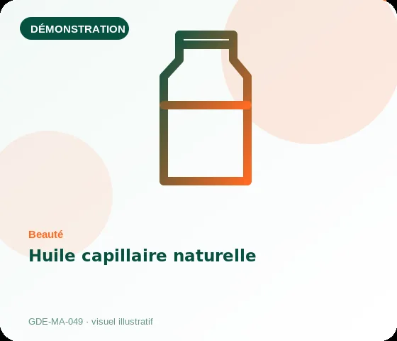 [Démo] Huile capillaire naturelle