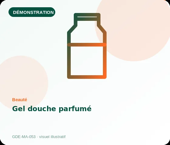 [Démo] Gel douche parfumé