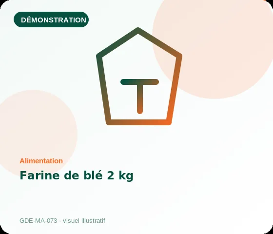 [Démo] Farine de blé 2 kg