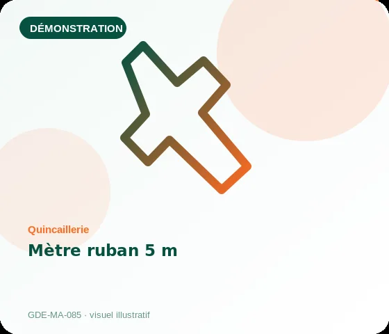 [Démo] Mètre ruban 5 m